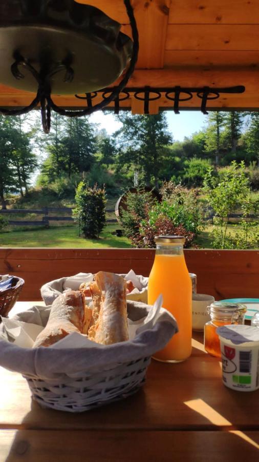 Ma roulotte sous les chênes- Au naturel Raon-aux-Bois Extérieur photo