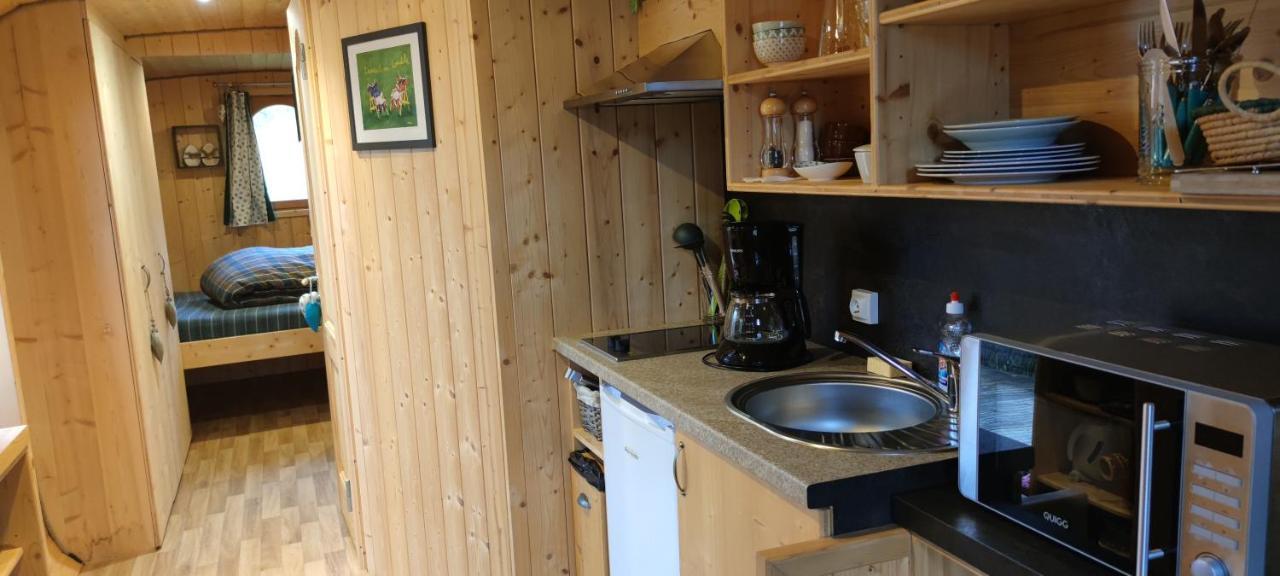 Ma roulotte sous les chênes- Au naturel Raon-aux-Bois Extérieur photo