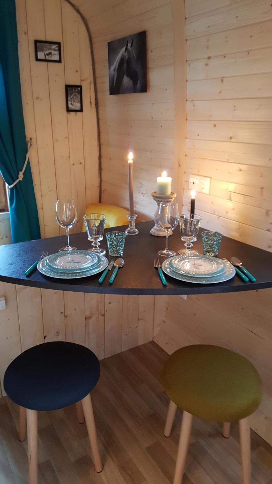 Ma roulotte sous les chênes- Au naturel Raon-aux-Bois Extérieur photo